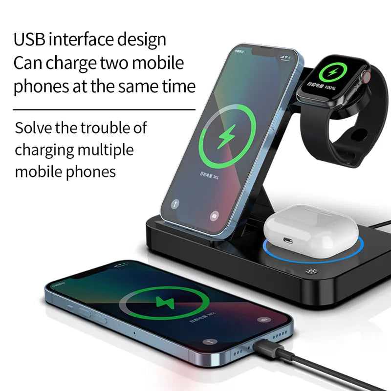 4 in 1 Foldable Wireless Charger