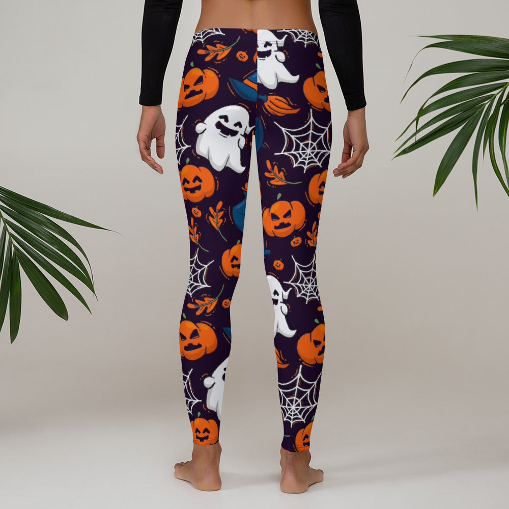 Ghosts and Pumpkins Leggings