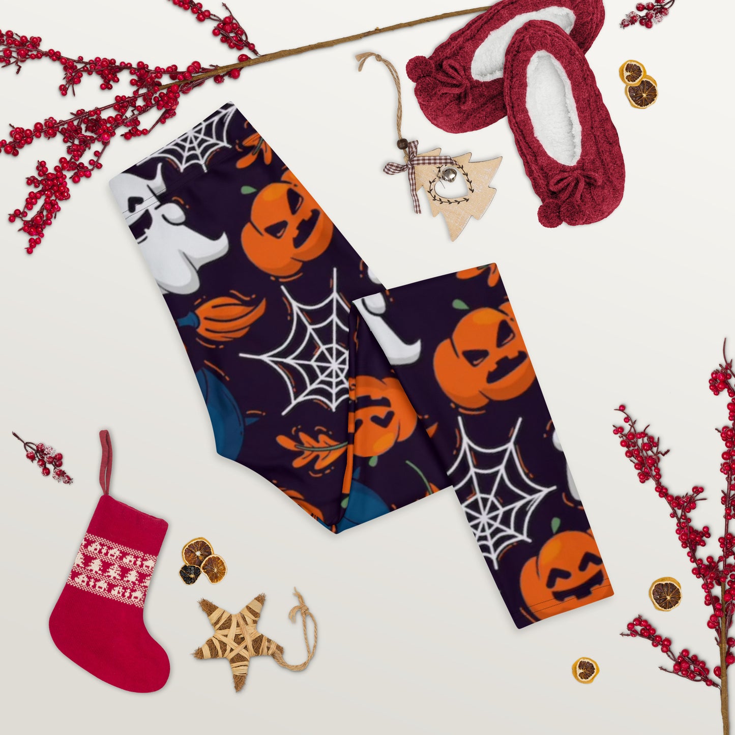 Ghosts and Pumpkins Leggings