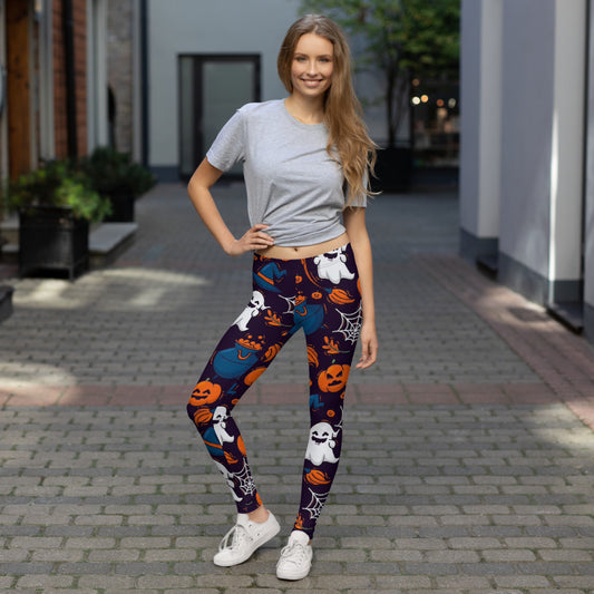 Ghosts and Pumpkins Leggings