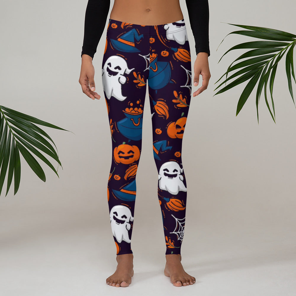 Ghosts and Pumpkins Leggings