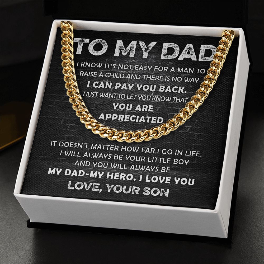 To My Dad - Appreciated