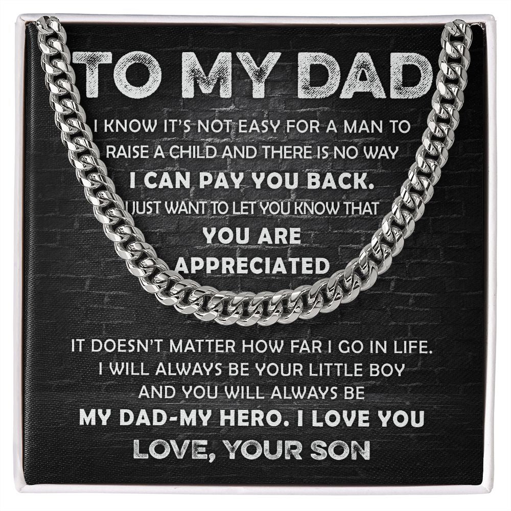 To My Dad - Appreciated