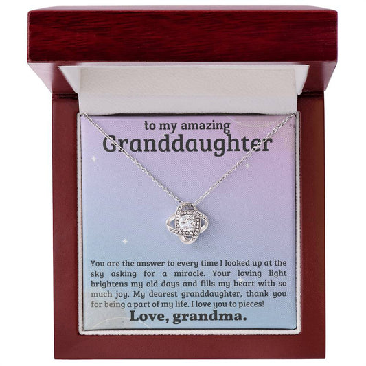 Granddaughter - Loving, Light, Brightness